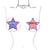 merica' star glitter pasties large on body form