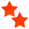 Glitz Nips Neon Orange Star Pasties