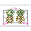 pineapple jeweled pasties by Sasswear