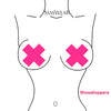 Glitz Nips Neon Pink X Pasties