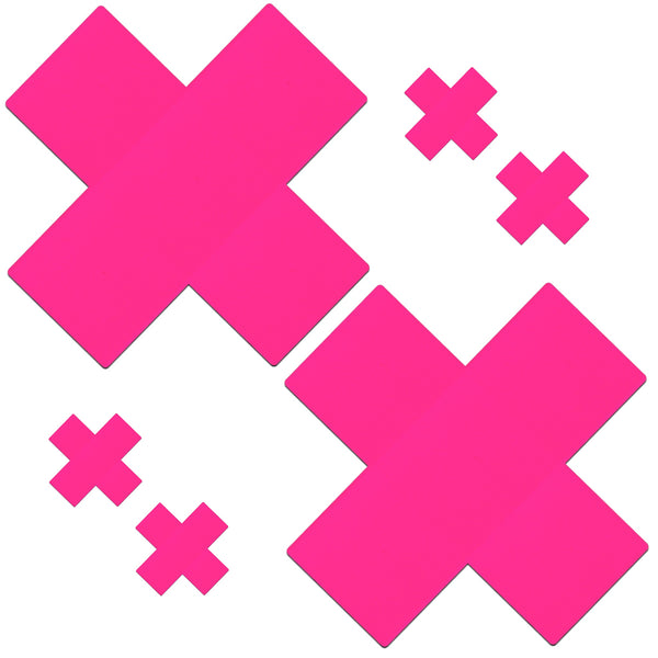 Glitz Nips Neon Pink X Pasties