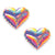 rainbow heart balloons pasties
