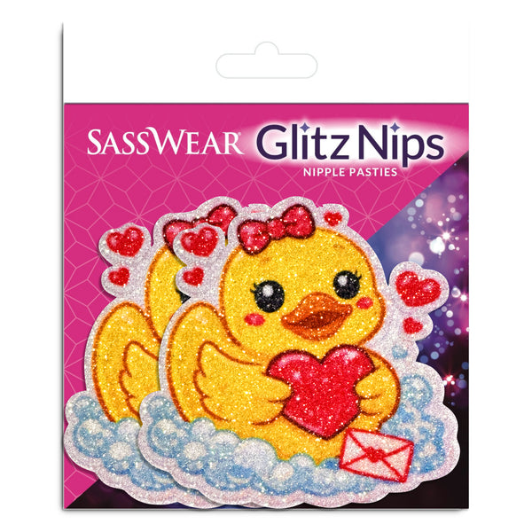 Glitz Nips Rubber Ducky Valentine Pasties