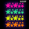 Star Blacklight Body Stickers-40 Pk - Sasswear