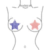 stars and stripes nipple covers for July 4th