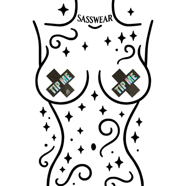 Glitz Nips NFC Tip Me X Pasties Holographic
