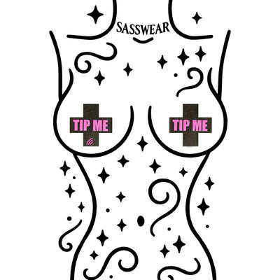 Glitz Nips NFC Tip Me X Pasties Neon Pink