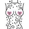 Glitz Nips NFC Titty Tap Heart Pasties Neon Pink
