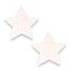 Shimmer & Sparkle White Glitz Nips Star Power Nipple Pasties