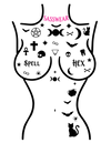 Witchy Black Sticker Pack