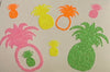 Pineapple Neon Glow Body Stickers-Mini