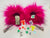 Stash Bunz: Secret Stash Clip on Buns (Neon Pink)