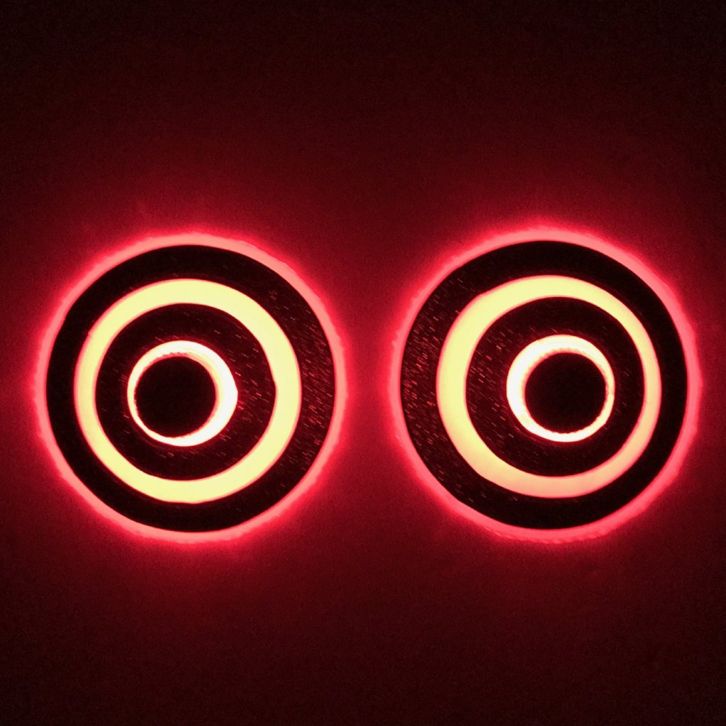 Bullseye LED Pasties