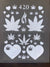 420 Love Pasties/Body Stickers Set