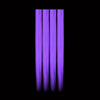 Purple Night Rider Glow in the Dark Clip-in Hair Extensions 4 PK