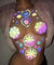 Rainbow Reflective Pasties/Body Stickers Set - Daisy - Sasswear