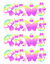 Shroom Garden Body Stickers Rainbow Reflective-40 Pk