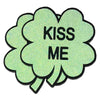 Reflective Kiss Me Clover Nipple Pasties - Sasswear