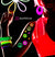 Daisy/Hippy Glow-in-Dark Body Stickers-Mini - Sasswear