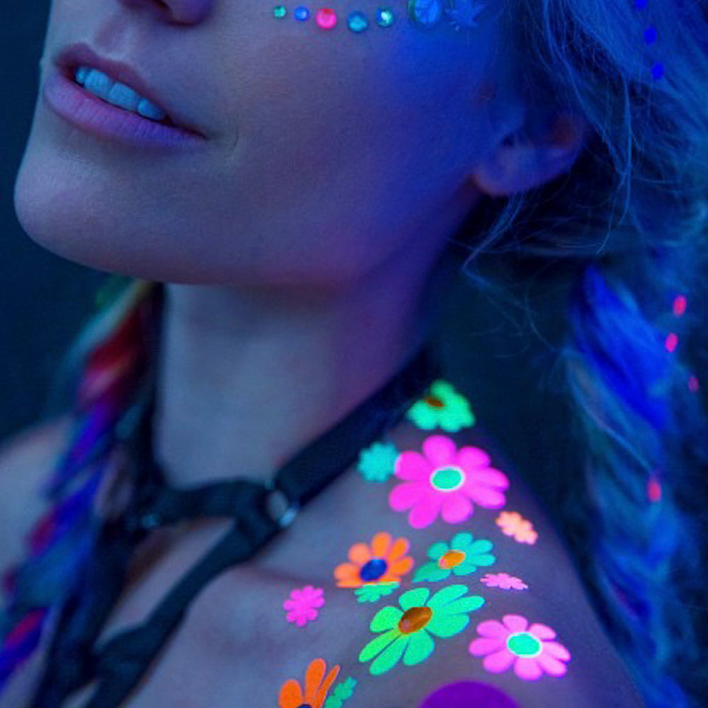 Daisy Neon Glow Body Stickers-Mini – Sasswear