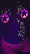 LED Nipple Pasties-Star Clickers by Sasswear demo