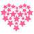 Glitz Nips Neon Pink UV Star Body Stickers