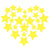 Glitz Nips Neon Yellow UV Star Body Stickers