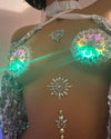Light Up Jeweled Pasties with body jewels