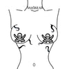Glitz Nips Jolly Roger Pirate Pasties