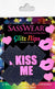 rave glitter pasties kiss me neon X sticker