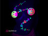Pacman Glow-in-the-Dark Body Stickers-Mini - Sasswear