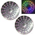 LED Nipple Pasties- Silver Clickers by Sasswear - Sasswear