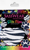 tiger print heart pasties glitter paw stickers