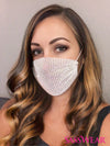 Face Mask Cover - Mesh Rhinestone