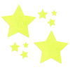 Glitz Nips Neon UV Yellow Star Pasties